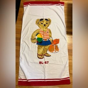Polo Bear Beach Towel